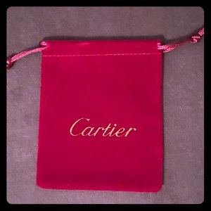 Cartier Suede Jewelry Dust Bag